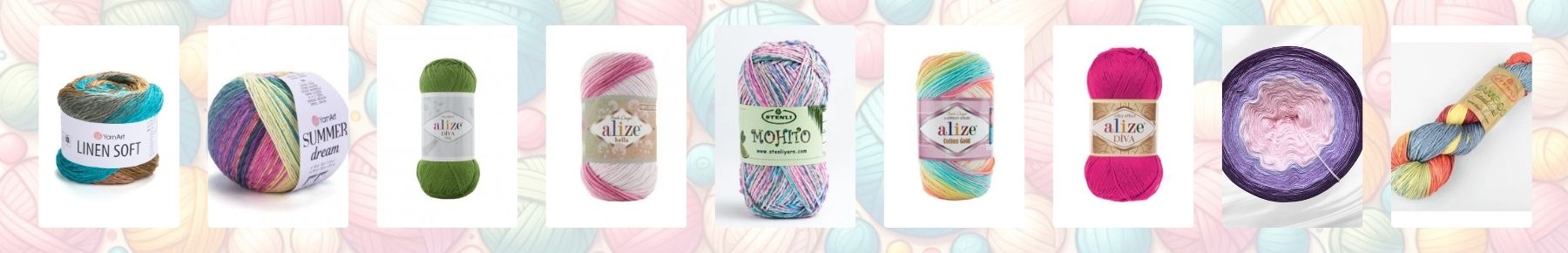 Příze pro letní pletení a háčkování